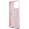 Etui GUESS Grained Ring MagSafe do Apple iPhone 16 Pro Różowy Gwarancja 24 miesiące