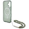 Etui GUESS IML Glitter With Pearl Strap MagSafe do Apple iPhone 16 Plus Zielony Marka telefonu Apple