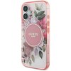Etui GUESS IML Flower & Tonal Circle MagSafe do Apple iPhone 16 Różowy Seria telefonu iPhone