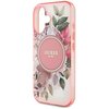 Etui GUESS IML Flower & Tonal Circle MagSafe do Apple iPhone 16 Różowy Typ Etui nakładka