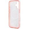 Etui GUESS IML Flower & Tonal Circle MagSafe do Apple iPhone 16 Różowy Gwarancja 24 miesiące