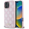 Etui GUESS Peony Script Logo MagSafe do Apple iPhone 16 Pro Różowy
