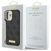 Etui GUESS 4G Logo Plate MagSafe do Apple iPhone 16 Plus Czarny Marka telefonu Apple