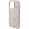 Etui GUESS 4G Logo Plate MagSafe do Apple iPhone 16 Pro Różowy Typ Etui nakładka