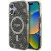 Etui GUESS IML 4G Background MagSafe do Apple iPhone 16 Brązowy