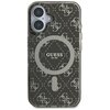 Etui GUESS IML 4G Background MagSafe do Apple iPhone 16 Brązowy Model telefonu iPhone 16