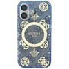 Etui GUESS IML Peony On 4G Background MagSafe do Apple iPhone 16 Niebieski Model telefonu iPhone 16