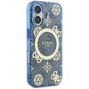 Etui GUESS IML Peony On 4G Background MagSafe do Apple iPhone 16 Niebieski Kompatybilność Apple iPhone 16