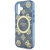 Etui GUESS IML Peony On 4G Background MagSafe do Apple iPhone 16 Niebieski Typ Etui nakładka