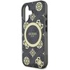 Etui GUESS IML Peony On 4G Background MagSafe do Apple iPhone 16 Czarny Typ Etui nakładka
