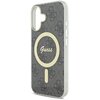Etui GUESS IML 4G MagSafe do Apple iPhone 16 Czarny Typ Etui nakładka