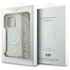 Etui GUESS IML Flowers Allover Electro With Pearl Strap MagSafe do Apple iPhone 16 Pro Biały Marka telefonu Apple
