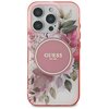 Etui GUESS IML Flower & Tonal Circle MagSafe do Apple iPhone 16 Pro Różowy Model telefonu iPhone 16 Pro