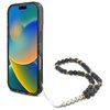 Etui GUESS IML Glitter With Pearl Strap MagSafe do Apple iPhone 16 Pro Czarny Kompatybilność Apple iPhone 16 Pro