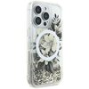 Etui GUESS Liquid Glitter Flower MagSafe do Apple iPhone 16 Pro Beżowy Kompatybilność Apple iPhone 16 Pro