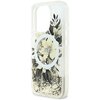 Etui GUESS Liquid Glitter Flower MagSafe do Apple iPhone 16 Pro Beżowy Typ Etui nakładka