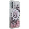 Etui GUESS Liquid Glitter Flower MagSafe do Apple iPhone 16 Różowy Kompatybilność Apple iPhone 16