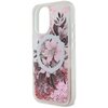 Etui GUESS Liquid Glitter Flower MagSafe do Apple iPhone 16 Różowy Typ Etui nakładka