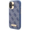 Etui GUESS 4G Logo Plate MagSafe do Apple iPhone 16 Niebieski Seria telefonu iPhone
