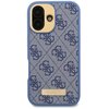 Etui GUESS 4G Logo Plate MagSafe do Apple iPhone 16 Niebieski Model telefonu iPhone 16