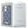 Etui GUESS 4G Logo Plate MagSafe do Apple iPhone 16 Niebieski Marka telefonu Apple