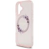 Etui GUESS IML Flowers Wreath MagSafe do Apple iPhone 16 Różowy Typ Etui magnetyczne