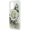 Etui GUESS Liquid Glitter Flower MagSafe do Apple iPhone 16 Beżowy Typ Etui nakładka