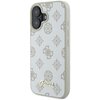 Etui GUESS Peony Script Logo MagSafe do Apple iPhone 16 Biały Seria telefonu iPhone