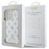 Etui GUESS Peony Script Logo MagSafe do Apple iPhone 16 Biały Marka telefonu Apple