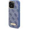 Etui GUESS 4G Logo Plate MagSafe do Apple iPhone 16 Pro Max Niebieski Seria telefonu iPhone