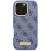 Etui GUESS 4G Logo Plate MagSafe do Apple iPhone 16 Pro Max Niebieski Model telefonu iPhone 16 Pro Max