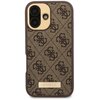 Etui GUESS 4G Logo Plate MagSafe do Apple iPhone 16 Plus Brązowy Model telefonu iPhone 16 Plus