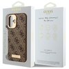 Etui GUESS 4G Logo Plate MagSafe do Apple iPhone 16 Plus Brązowy Marka telefonu Apple