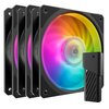 Wentylator COOLER MASTER Mobius 120P ARGB Czarny (3 szt.)