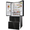 Lodówka HAIER HFR3718ENGB Side by Side No Frost 177.5cm Czarna Licowane drzwi Nie