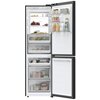 Lodówka HAIER HDR7619DNGB No Frost 192.7cm Czarna Pojemność [l] 256 chłodziarka + 147 zamrażarka