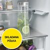Lodówka HAIER HTW5618DWMG No Frost 185cm Inox Położenie zamrażarki Na dole