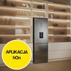 Lodówka HAIER HTW5618DWMG No Frost 185cm Inox Kolor / wykończenie boków Inox