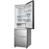 Lodówka HAIER HTW5618DWMG No Frost 185cm Inox Funkcje dodatkowe Humidity Zone