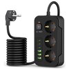 Listwa TECH-PROTECT PC3X6 (2 m) Czarny Prąd znamionowy [A] 3.1