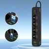 Listwa TECH-PROTECT PCL4X3 (2 m) Czarny Liczba bezpieczników [szt] Brak