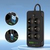 Listwa TECH-PROTECT PC6X6 (2 m) Czarny Liczba bezpieczników [szt] Brak