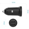 Ładowarka samochodowa FIXED FIXCC15N-2UL-BK 15W Czarny Napięcie wejściowe [V] 12