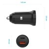 Ładowarka samochodowa FIXED FIXCC20N-CU-BK 20W Czarny Napięcie wejściowe [V] 12 - 24