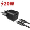 Ładowarka sieciowa FIXED FIXC20M-CL-BK 20W Czarny