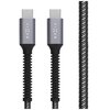 Kabel USB-C - USB-C FIXED Armor 240W 2 m Szary