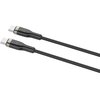 Kabel pleciony USB-C - USB-C FIXED 100W 0.5 m Czarny Obsługiwane zasilanie [W] do 100