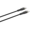 Kabel pleciony USB-C - USB-C FIXED 100W 1.2 m Czarny Gwarancja 24 miesiące