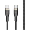 Kabel pleciony USB-C - USB-C FIXED 100W 1.2 m Czarny Rodzaj Kabel