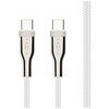 Kabel pleciony USB-C - USB-C FIXED 100W 1.2 m Biały Rodzaj Kabel
